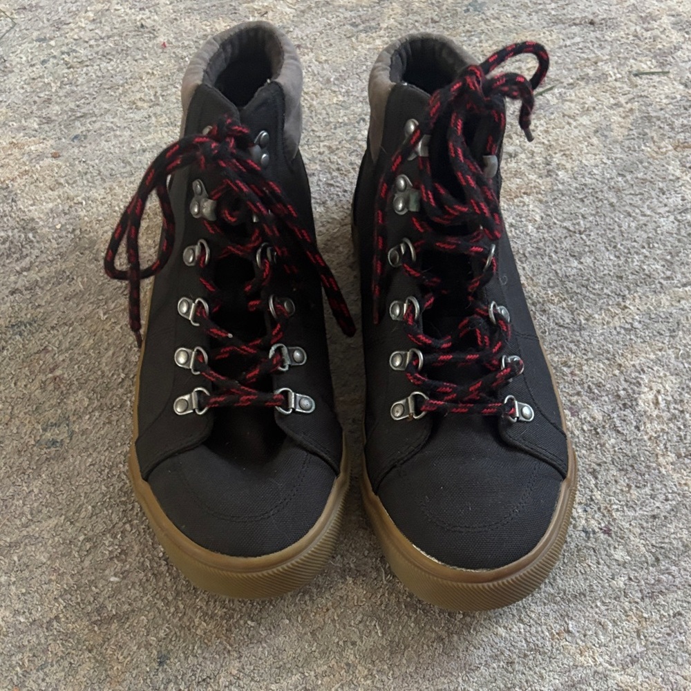 Old Navy Kids Black and Brown Boots